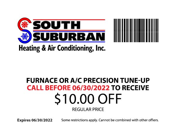 South Suburban Heating & Air Conditioning - $10 Off Furnance or AC Tune-Up